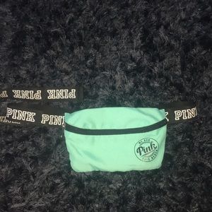 Turquoise VS PINK fanny pack